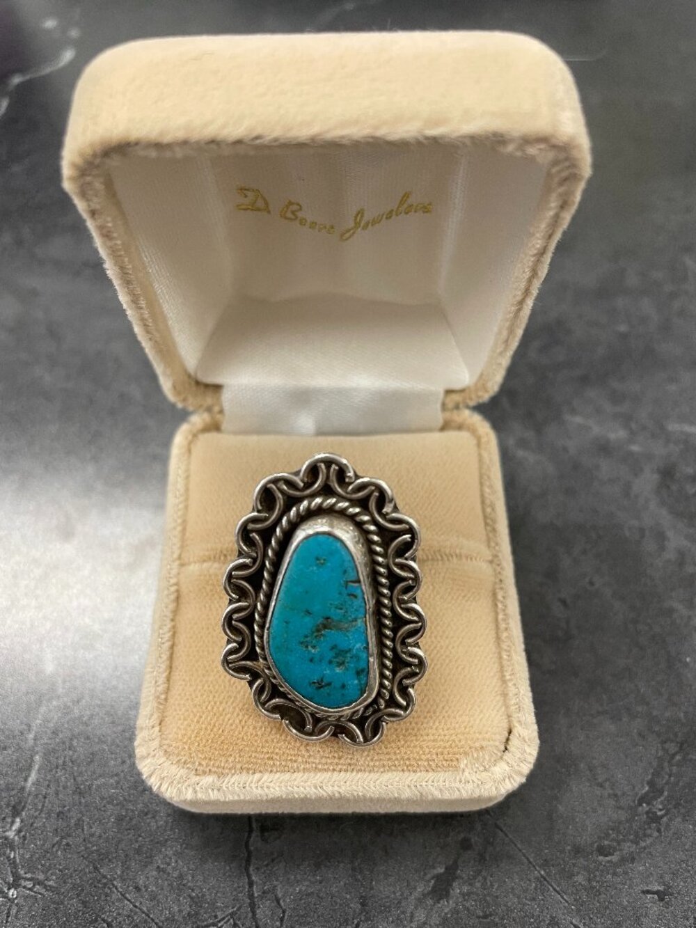 Sterling Silver and Turquoise Ring